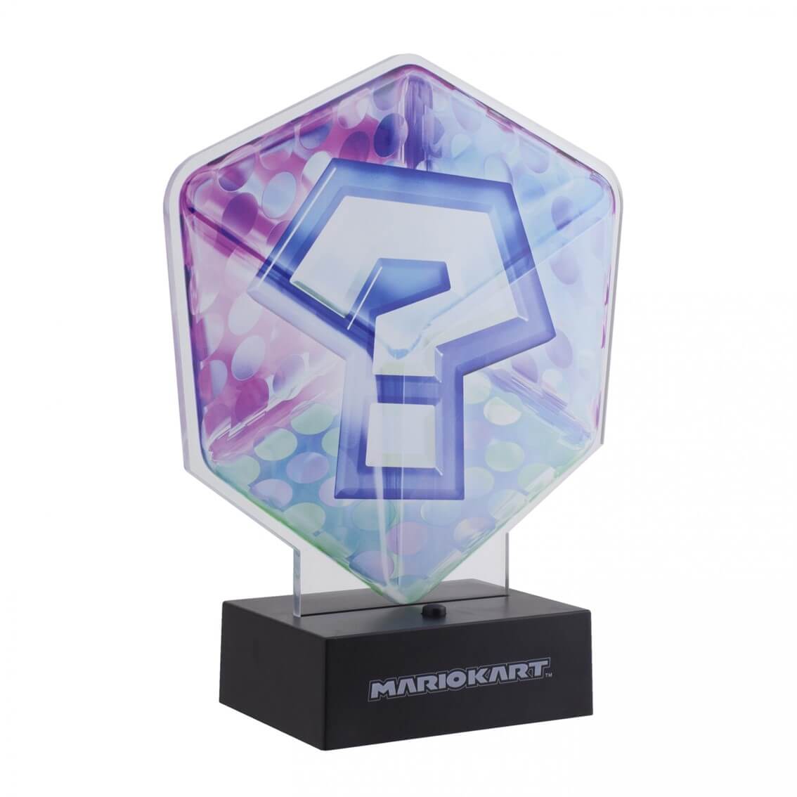 Lámpara 3D Super Mario: Caja Sorpresa Mario Kart - Iluminación gamer estilo Nintendo