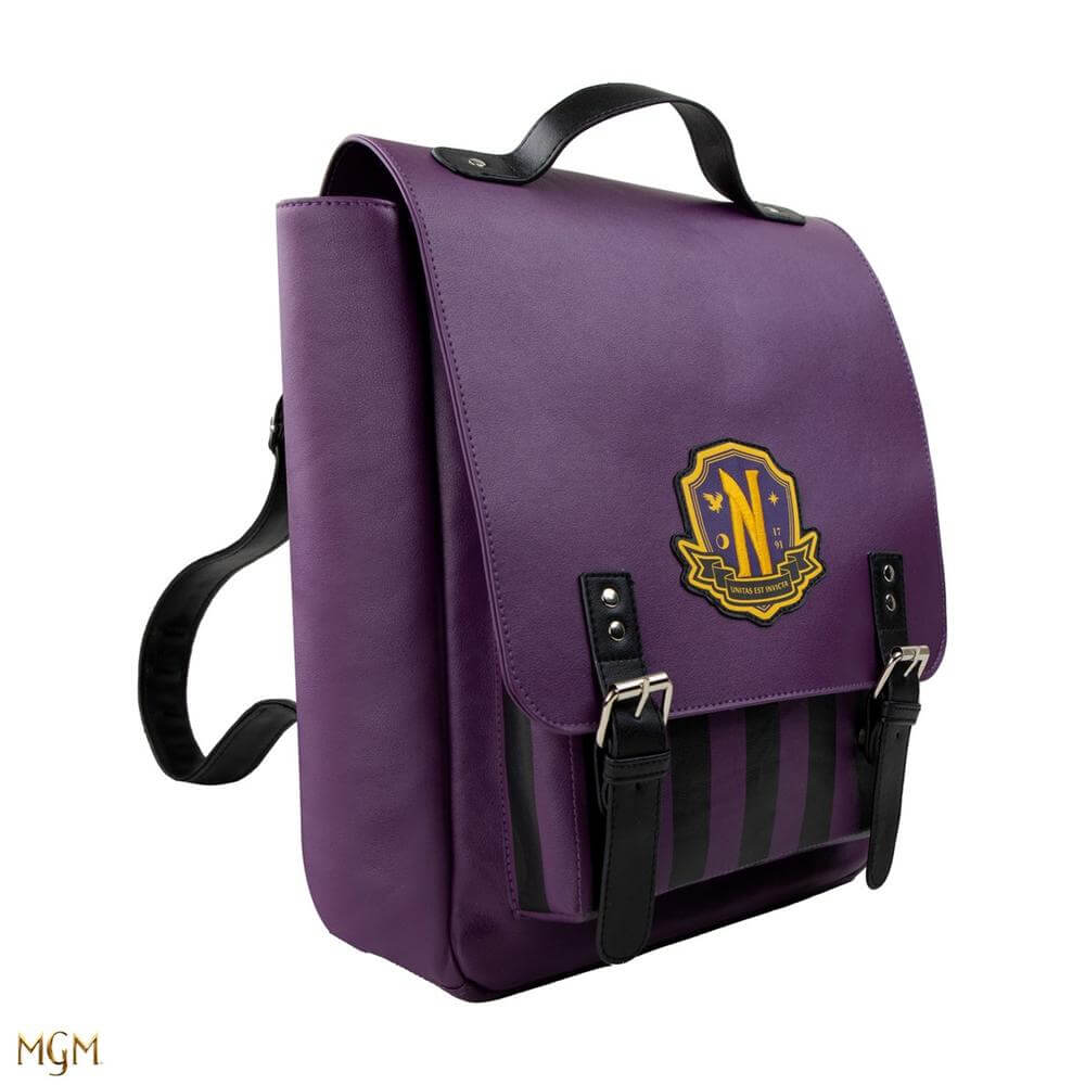 Mochila Satchel Nevermore Academy Cinereplicas | Miércoles Addams Mochila Satchel Nevermore Academy Cinereplicas | Miércoles Addams