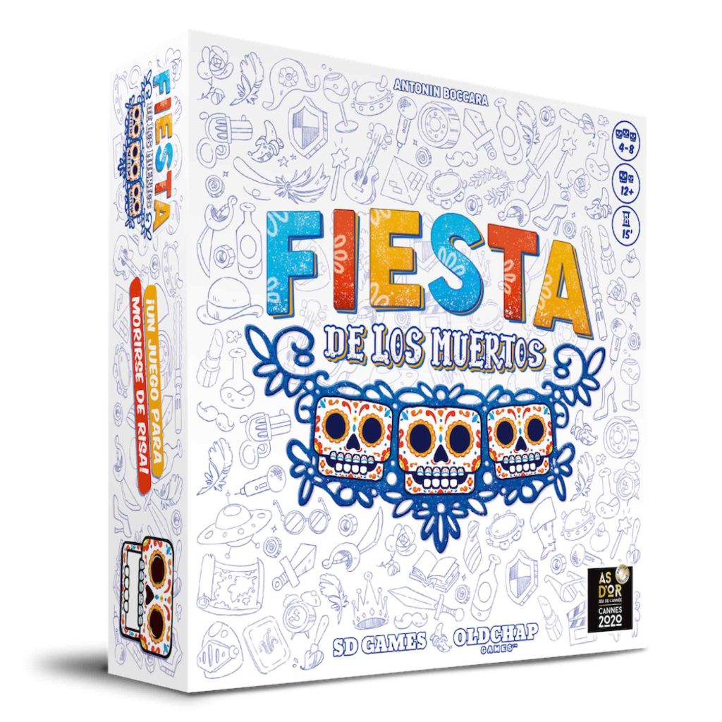 Juego de Mesa Fiesta de los Muertos – Juego Cooperativo de Memoria PEGI 12 para 4 a 8 Jugadores