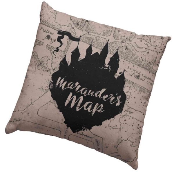 Cojín Mapa del Merodeador Harry Potter SD Toys – Cojín Cuadrado Hogwarts