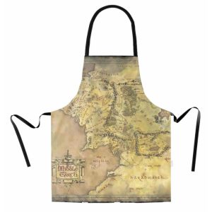 Delantal El Señor de los Anillos Mapa Tierra Media Cocina Oficial