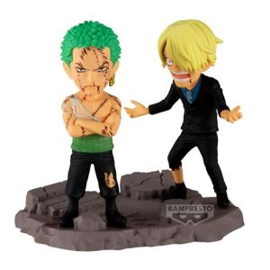 Figura Zoro y Sanji 8cm Banpresto One Piece WCF Log Stories Nothing At All