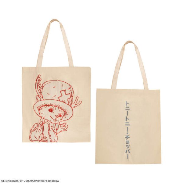 Tote Bag One Piece Netflix Chopper Boceto Bolsa Anime Reutilizable