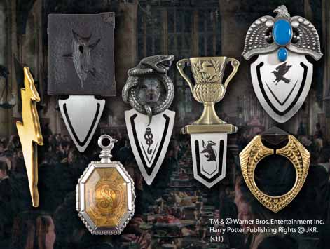 Colección Marca-Páginas Harry Potter Horrocruxes The Noble Collection 7 Unidades