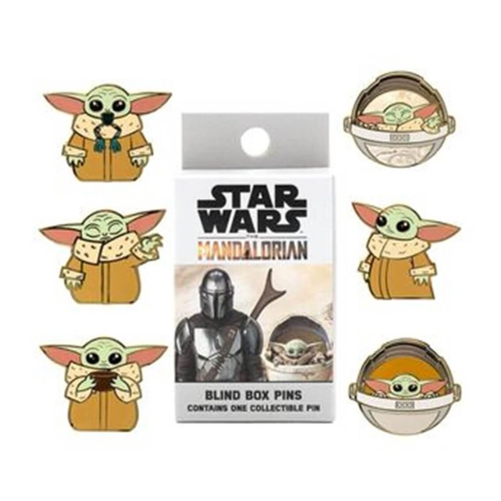 Caja Sorpresa Pin Loungefly Funko Star Wars The Mandalorian Grogu Baby Yoda Mystery Box