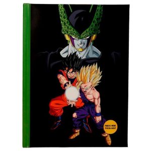 Libreta Dragon Ball Z con luz