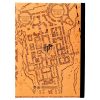 Libreta Harry Potter: Mapa del merodeador con luz