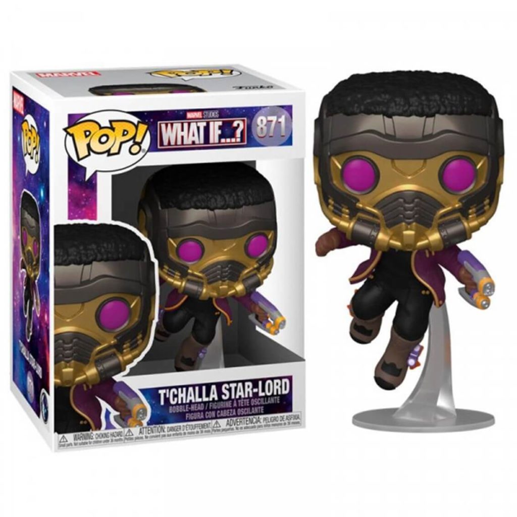 Funko Pop Marvel What If T'Challa Star-Lord 871