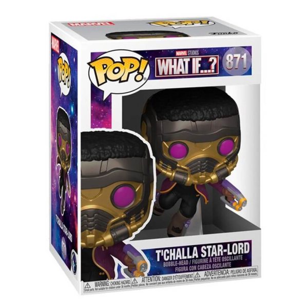 Funko Pop Marvel What If T'Challa Star-Lord 871