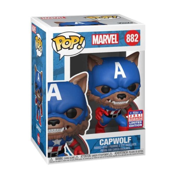 Funko Pop Marvel Capwolf Capitán América 882