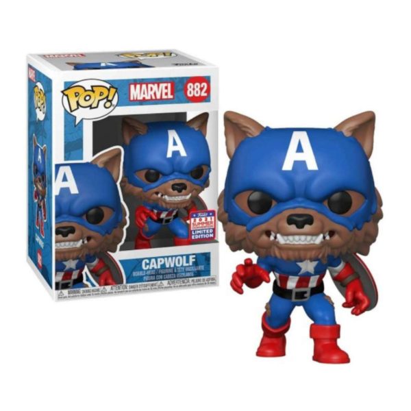 Funko Pop Marvel Capwolf Capitán América 882