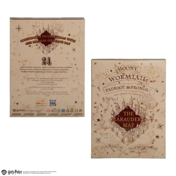 Calendario adviento Harry Potter mapa del merodeador