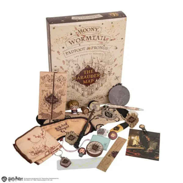 Calendario adviento Harry Potter mapa del merodeador