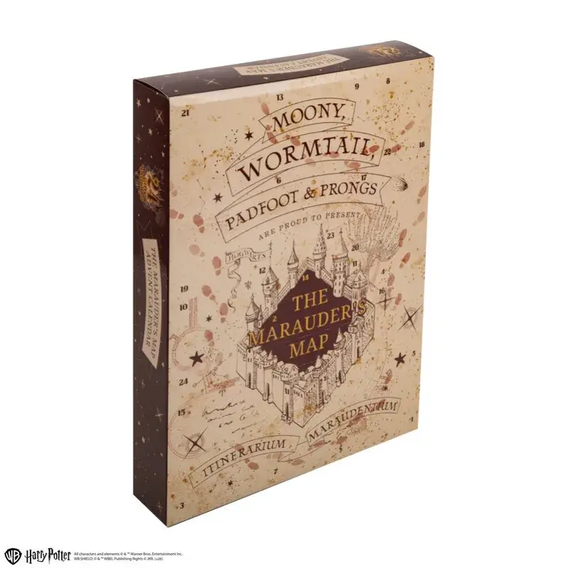Calendario adviento Harry Potter mapa del merodeador