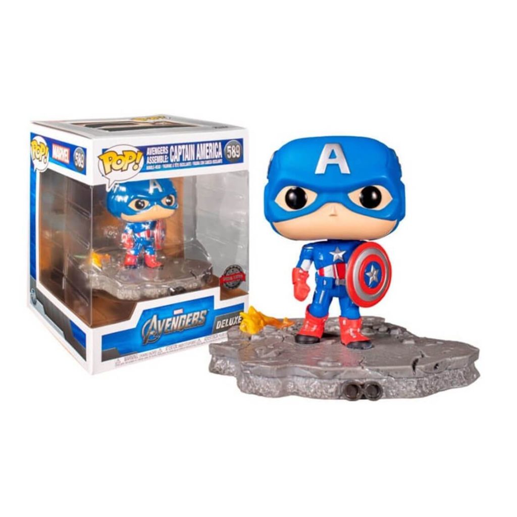 Funko Pop Deluxe Capitán América 589 – Avengers Assemble